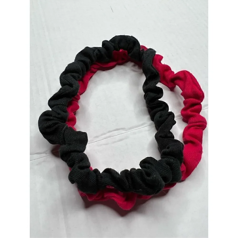 3/$15 or 5/$20 1990’s Black and pink scrunch headbands